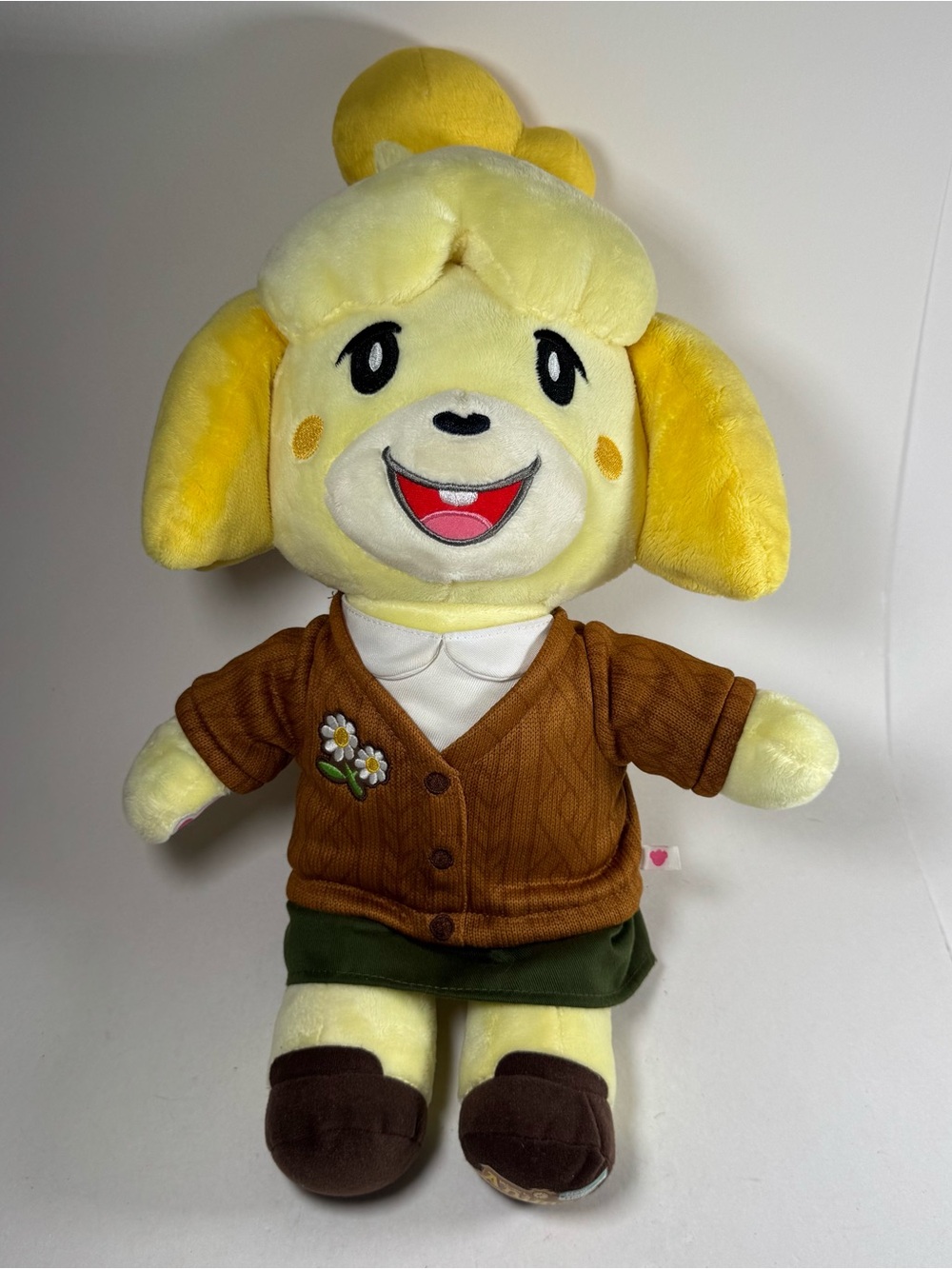 Build A Bear Plush Animal Crossing Isabelle Yellow Dog Outfit 18" 2021 Stuffed